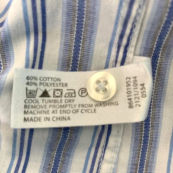 Thomas Nash Men's Shirt Cotton Rich Reg Fit Medium Fits Chest 39-42 Short Sleeve - Picture 4 of 5